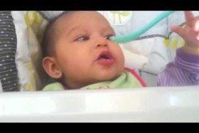 Zoe eating
