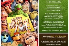 Zoe’s 2nd Birthday Invitation
